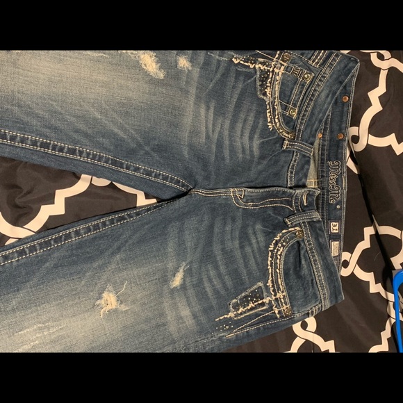 Women’s used Miss me straight legged cropped/capris - Picture 1 of 3